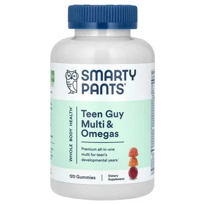 Gomas SmartyPants Teen Guy Multi & Omegas - 120ct - Imagem 1 de 3
