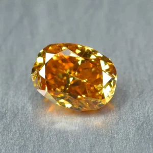 0.18Ct Natural Champagne Diamond Oval Shape Loose Diamond - Picture 1 of 2