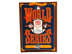 1991 World Series Offical Souvenir Scorebook - Picture 1 of 3