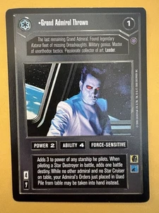 Decipher Star Wars CCG Grand Admiral Thrawn Reflections II Rare PWE Tracking Wow - Picture 1 of 1