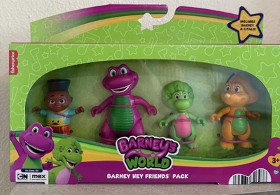 Figura Fisher-Price Barney’s World Barney Hey Friends NUEVA Mattel Foto 1 de 4