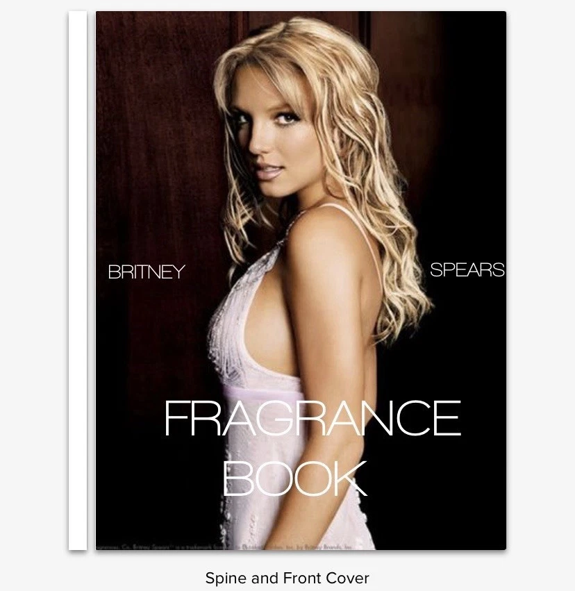 Livro de fragrâncias exclusivo Britney Spears 2025 - Imagem 1 de 4