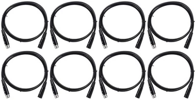 8 Rockville RDX5M5 5' 5-Pin Male-Female DMX Lighting Cables 100% Copper - Image 1 of 2