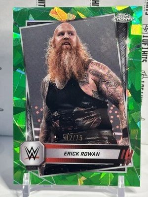 2025 Topps Chrome WWE Sapphire Edition Green /75 Erick Rowan #49 - Image 1 of 2