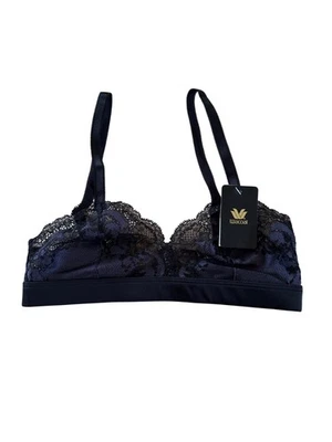 Sujetador Wacoal para mujer 30A/B negro encaje copa suave Affair inalámbrico Foto 1 de 2