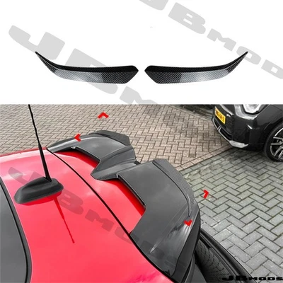 Estensioni labbro spoiler posteriore Mini Gen 4 Carbon Look per MINI F65 F66 JCW 2024+ - Immagine 1 di 3