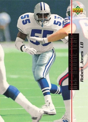 Robert Jones 1993 Upper Deck #44 All-Rookie Team Dallas Cowboys LB Football Card - Image 1 of 2