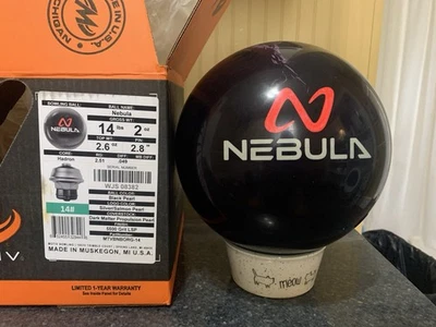 Bola de boliche 14# nova na caixa Motiv Nebula 2,8 pinos 2,6 topo EM ESTOQUE PRONTA PARA ENVIAR - Imagem 1 de 4