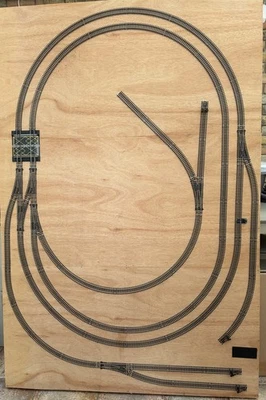 Model Railway/train layout With Built In Legs. Hornby Track. Used Very Little. - Image 1 of 2