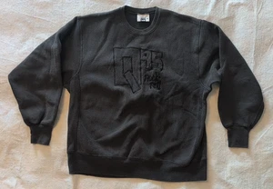 Sudadera Lee Hombres XL Rock'n Roll Q95 Cuello Redondo Años 90 Grano Cruzado Tejido Inverso EE. UU. - Imagen 1 de 17