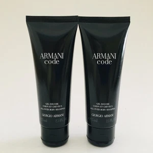 Giorgio Armani Code Pour Homme All-Over Body Shampoo 150ml (2x 75ml) New Unused - Picture 1 of 1