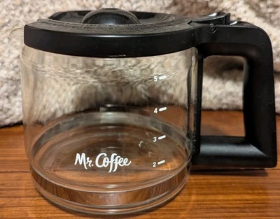 Mini jarra de café Mr. Coffee de 5 tazas de repuesto negra 25 oz OEM Foto 1 de 3