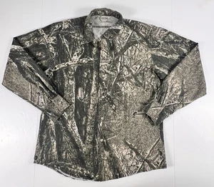 Vintage Clarksfield Outdoor Hemd Herren M Schamane Camouflage Jagd Outdoor Made In USA - Bild 1 von 9
