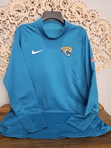 Nike Dri Fit On Field Apparel Jacksonville Jaguars Teal Longsleeve Neu ohne Etikett XXL  - Bild 1 von 8