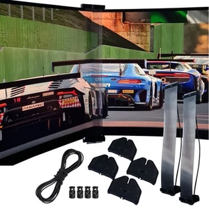 Sim Racing Blendenfrei Universal Adapter Kit für 43" Triple Monitore/Fernseher - Bild 1 von 17