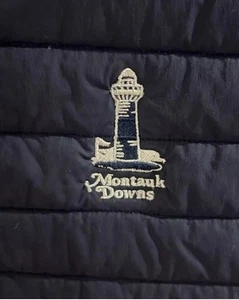 Montauk Downs Greyson Yukon Hybrid Vest Mens Medium M Navy Blue Golf - Picture 1 of 4