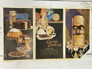 Original c1920 Ghirardelli’s Ground Chocolate San Francisco Recipe Booklet - Picture 1 of 7