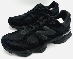 [U9060BPM] New Balance 9060 Triple Black Suede Gr. 15 - Bild 1 von 7