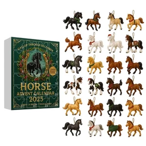 Horse Advent Calendar 2025, 24 Days Christmas Countdown Calendars - Picture 1 of 5