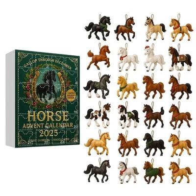Horse Advent Calendar 2025, 24 Days Christmas Countdown Calendars - Image 1 of 4