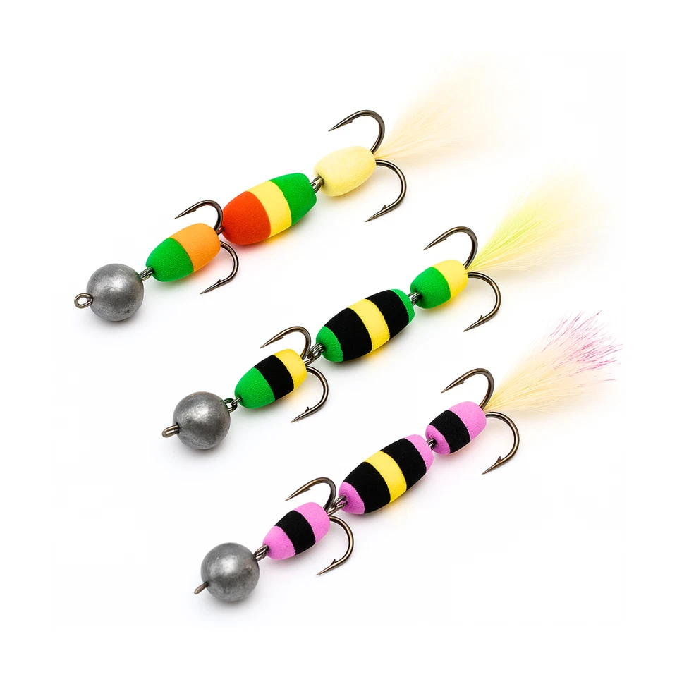 Zanderkiller Set – 3 Köder + 3 Cheburashka-Bleie 8 g | 12 g | 20 g | 30 g | 40 g - Bild 1 von 1