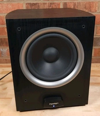 Paradigm Powered Subwoofer PDR-80 8" Driver 300w Dinámico 100w RMS 32Hz Negro Ceniza Foto 1 de 4