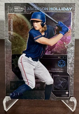 2023 Skybox Metal Universe Champions - Jackson Holliday #033 (RC) Orioles - Image 1 of 2