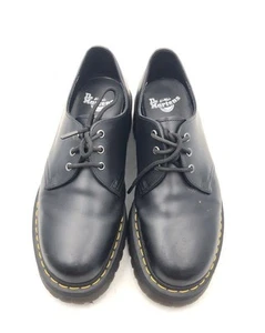Dr. Martens Mens Black 1461 Quad Leather Round Toe Oxford Casual Shoes US 12 - Picture 1 of 10