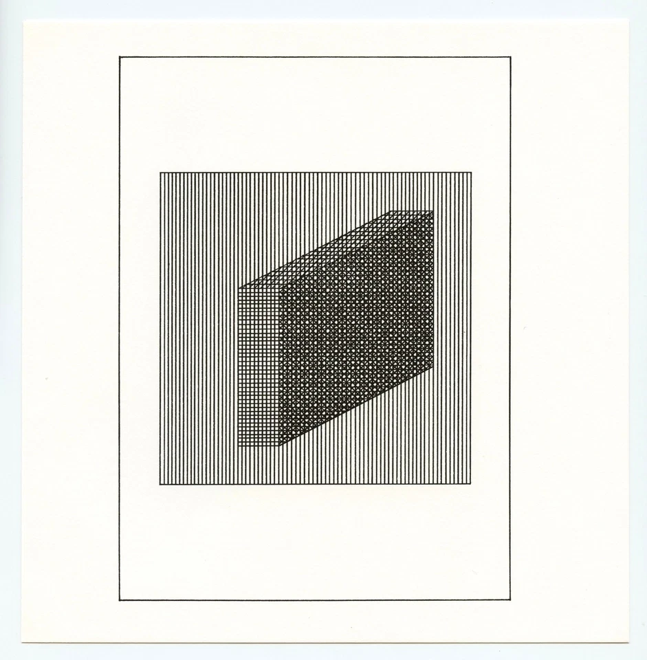 Sol LeWitt шелкография - напечатано в 1984 e - Изображение 1 из 1