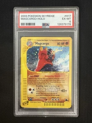 Magcargo H17/H32 Holo Skyridge PSA 6 WOTC Vintage Pokémon Card 2003 - Image 1 of 2