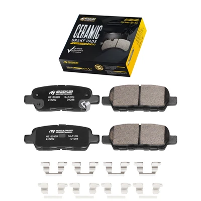 Rear Brake Pads for 2012 2013 2014 2015 2016 2017 Nissan SENTRA QUEST LEAF JUKE - Image 1 of 4