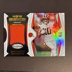 2021 Panini Certified - New Generation Jerseys Mirror Anthony Schwartz #NG-31 RC - Picture 1 of 4