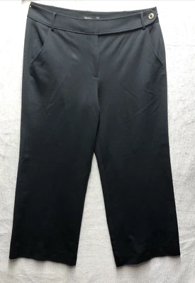 Relativity Women’s Wide Leg Dress Pants Size 16 Black Career Business  Foto 1 de 4