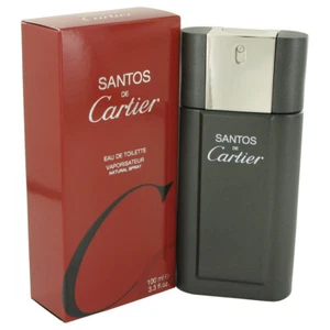 Santos De Cartier Men's Cologne by Cartier 3.3oz/100ml Eau De Toilette Spray - Picture 1 of 6