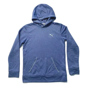 Puma Hoodie Running Sweatshirt Fleece Lined Thumbholes Purple L (14-16) EUC - Picture 1 of 12