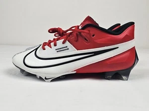 Nike Vapor Edge Elite 360 2 Football Cleats Mens 9 Red White Black DA5457-616 - Picture 1 of 6
