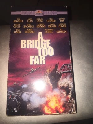 A Bridge Too Far~Sean Connery~Michael Caine~Gene Hackman~2 VHS Box Set~VG Cond. - Image 1 of 2