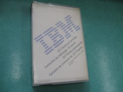 IBM .25'' CLEANING CARTRIDGE FOR IBM QIC-1000 OR HIGHER TAPE DRIVES 488G2674 - Image 1 of 4