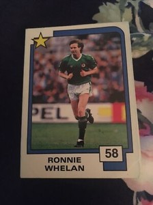 Panini Soccer Superstars Card Ronnie Whelan