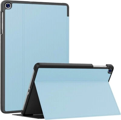 Ice Blue Galaxy Tab A 10.1  Premium Shock Proof Self Standing Folio Case by Soke - Image 1 of 4