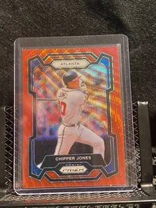Chipper Jones 2024 Prizm Ruby Wave Prizm - Braves - Bild 1 von 2