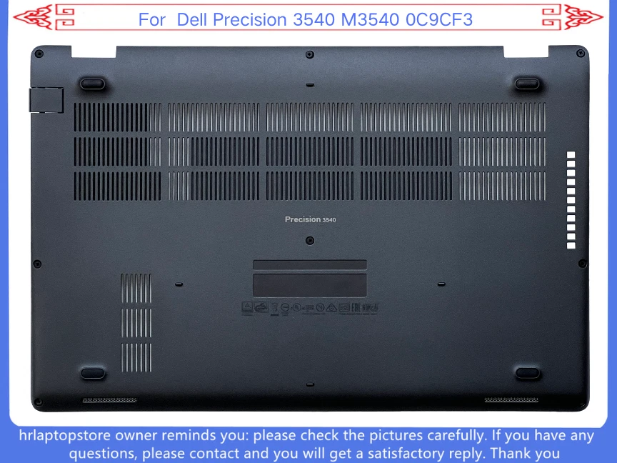 New For Dell Precision 3540 M3540 0C9CF3 Laptop Bottom Base Case Cover C9CF3  - Image 1 of 1