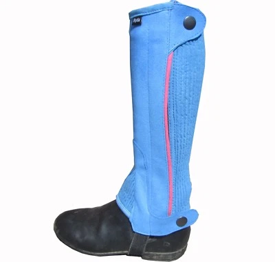 RYDA Neu Kinder Amara Reiten Chaps schwarz rosa rot XS klein mittel groß