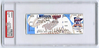 Cal Ripken Jr 3000 HIT FULL TICKET ENCAPSULATED Orioles PSA/DNA Grade 10 MINT - Image 1 of 2