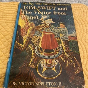 VTG Tom Swift 1961 book Visitor Planet X HC - Bild 1 von 15