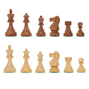 WE Games Wooden Weighted English Chess Pieces 3.66 in King - Picture 1 of 7