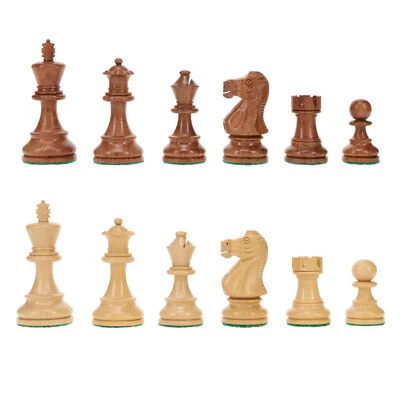 WE Games Wooden Weighted English Chess Pieces 3.66 in King - Image 1 of 4