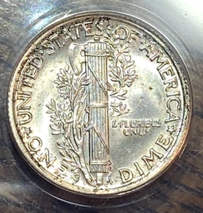 1938-S Mercury Dime ANACS MS66 Beauty Borderline FB CHN - Picture 1 of 4