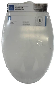 Easy Home Elongated Toilet Seat Size E (18.95x14) Easy Close & Quick Release - Picture 1 of 2