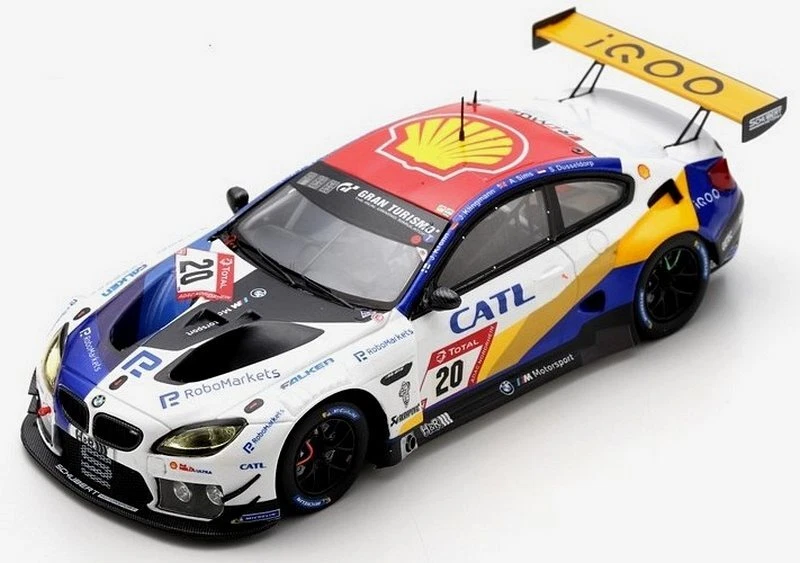 BMW M6 GT3 Nurburging 2021 Krohn-Klingmann-Sims-Dusseldorp 1:43 SPARK SG755 - Immagine 1 di 1